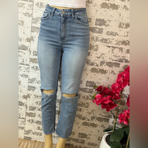 Vervet High Rise Women's Jeans in Light Blue - Picture 1 of 5